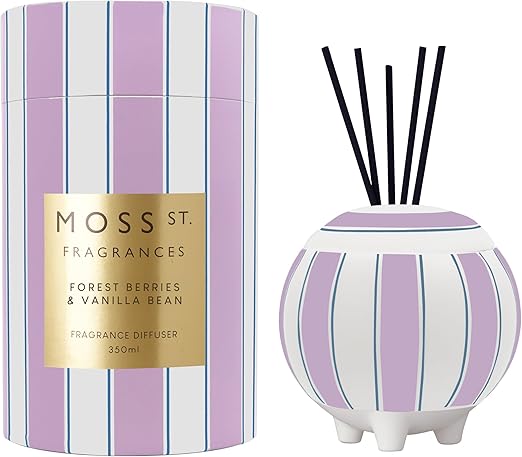 Moss St. Fragrances Forest Berries & Vanilla Bean Large Ceramic Diffuser 350ml