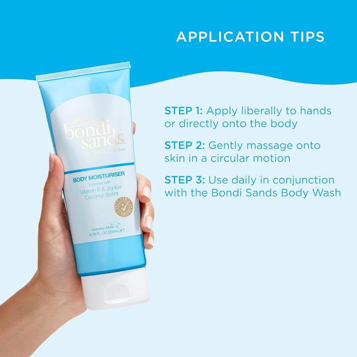 Bondi Sands Body Miosturiser Vit E Jojoba Coconut Scent 200ml