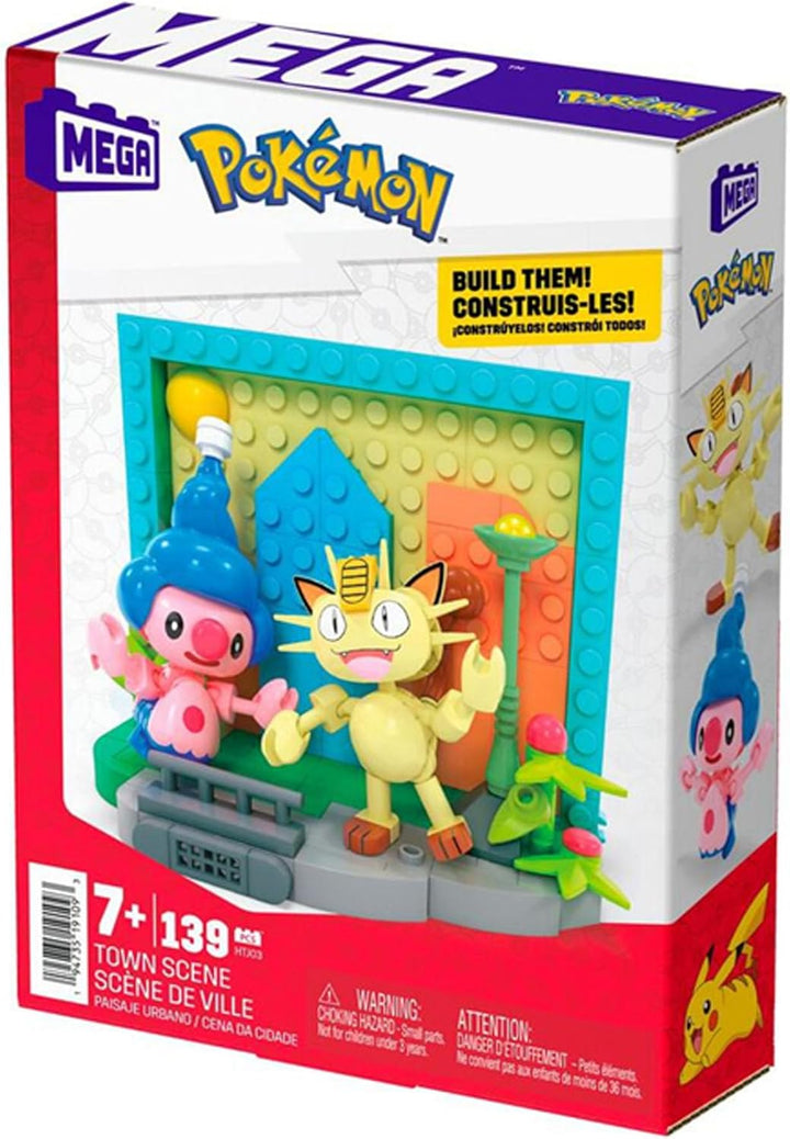 Mega Construx Pokémon Battle Packs Town Scene
