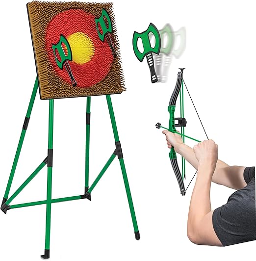 Go Play! 2 in 1 Axe Throw and Archery Set