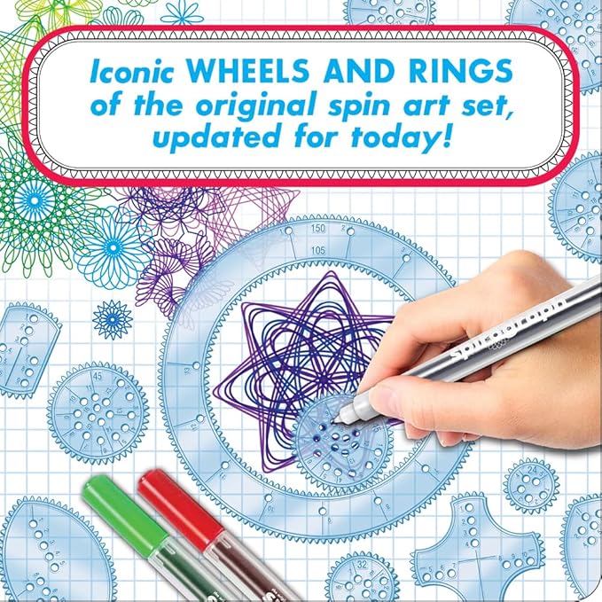 Spirograph Kit With Markers Set