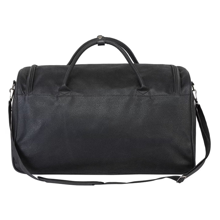 Linea Rome Holdall Weekender Carry On Duffle Bag - Black