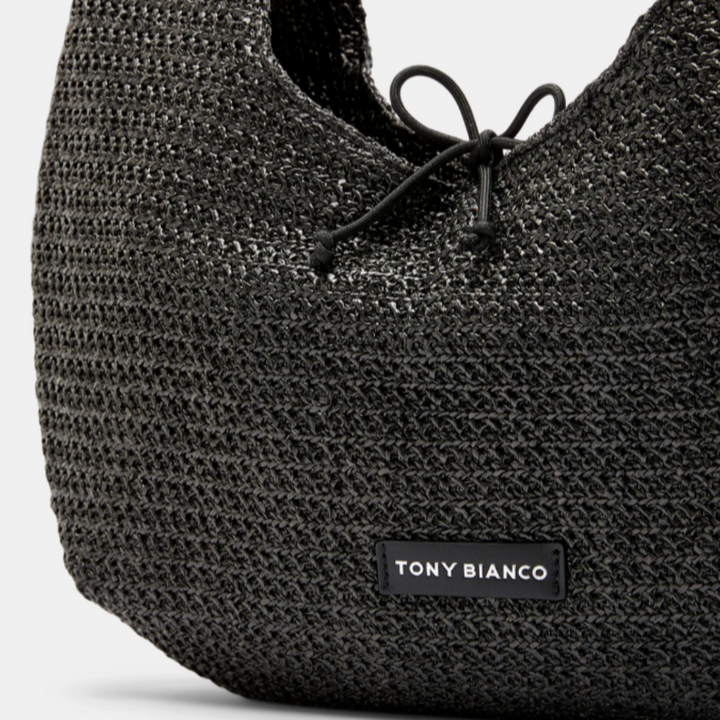 Tony Bianco Women's Ziggy Large Shoulder Bag - Black Straw
