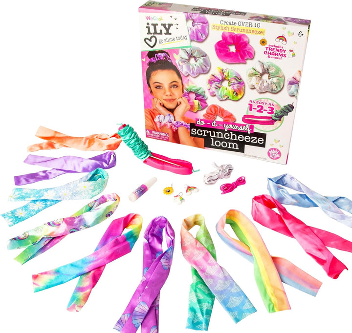 WeCool ILY Activity Kings Scruncheeze DIY Scrunchie Making Kit
