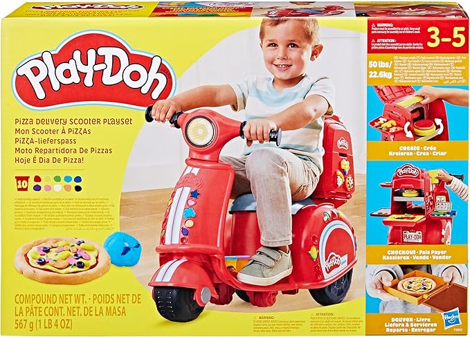 Play-Doh Pizza Delivery Scooter Playset