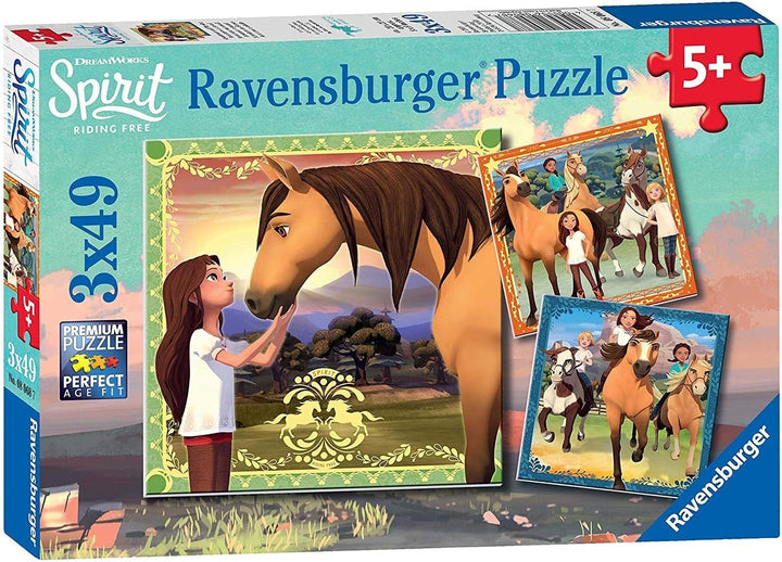 Ravensburger Spirit Adventures on Horses Puzzle 3 x 49pcs