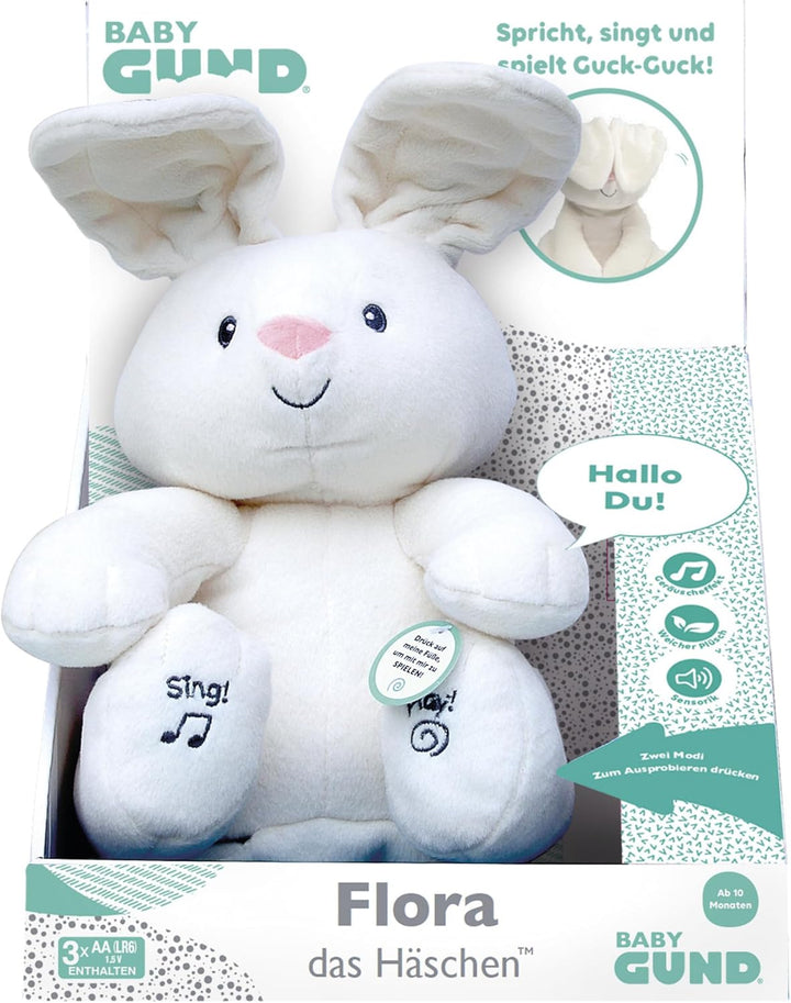 GUND Flora The Singing Speaking Bunny