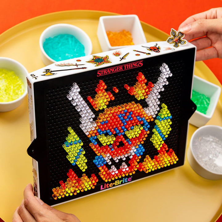 Lite-Brite Stranger Things Edition 920 Pieces 16 HD Designs
