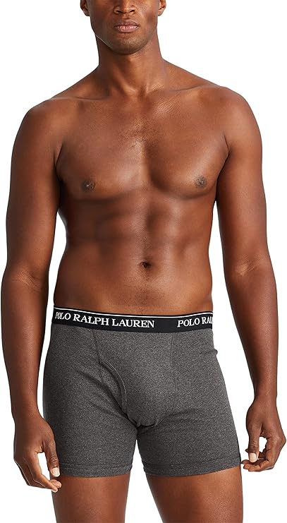 Polo Ralph Lauren Classic Fit Mid-Rise Trunk 3 Pack - Andvr Hethear/Madison Hethear/PoloBlack