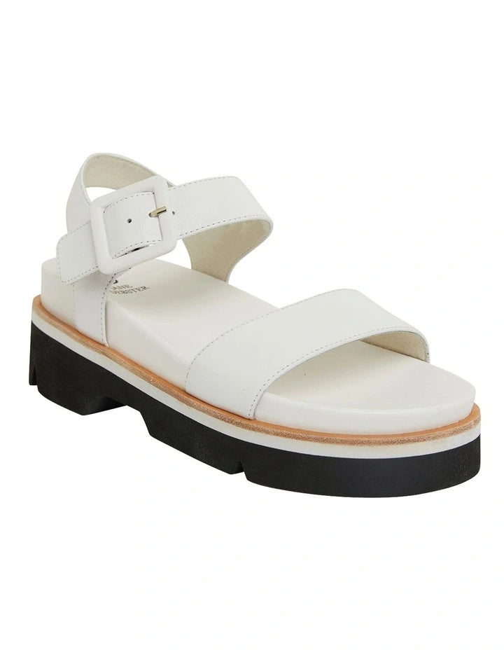 Jane Debster Samara Sandals - White Glove