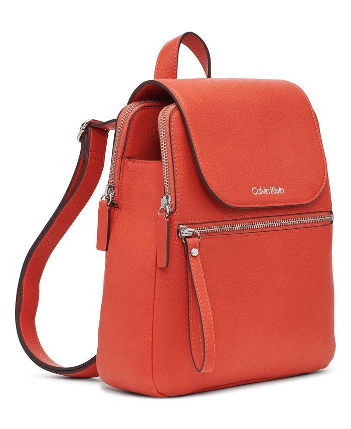 Calvin Klein Garnet Backpack Red Cabernet H3GKD9UX