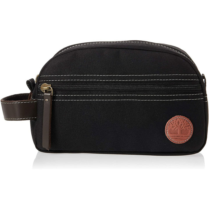 Timberland Men's Core Canvas Travel Kit Toiletry Bag - Black