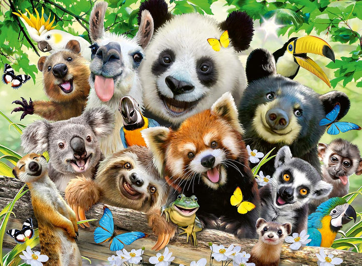 Ravensburger Wildlife Selfie 300 Piece Jigsaw Puzzle