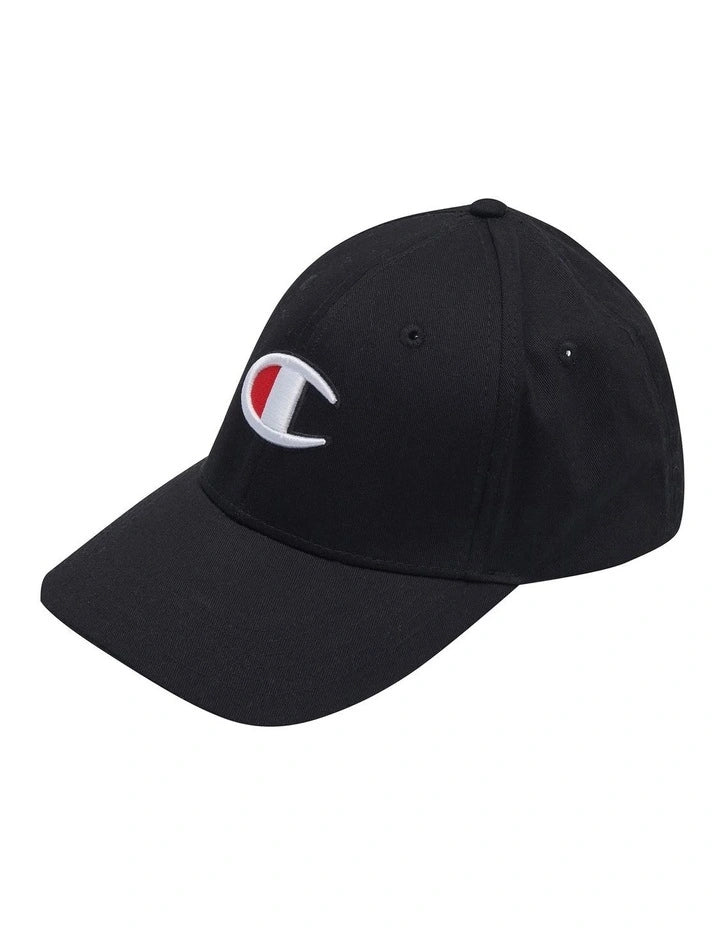 Champion Unisex Sports C Logo Cap - Black