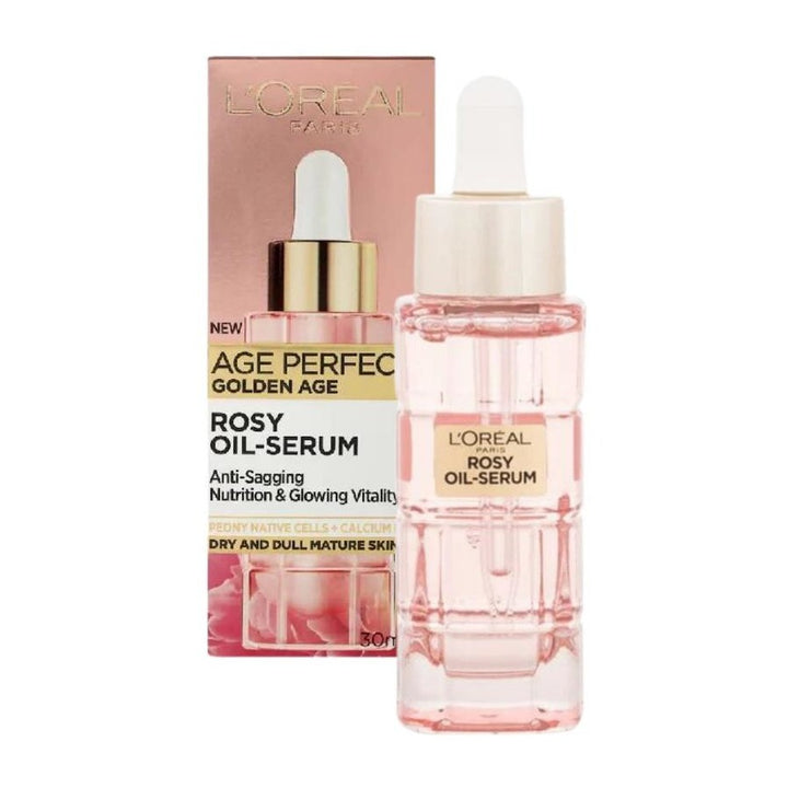 Loreal Age Perfect Rosy Oil Serum Anti-Sagging Dry & Dull Mature Skin