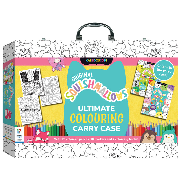 Squishmallow Kaleidoscope Colouring Squishmallows Carry Case