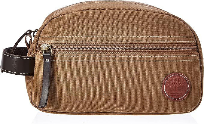 Timberland Core Canvas Travel Kit Toiletry Bag - Khaki