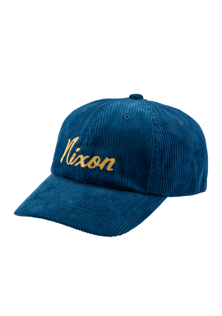Nixon Capitol Cord Cap Navy Gold
