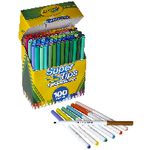Crayola Washable SuperTips Markers 100 Pack Assorted