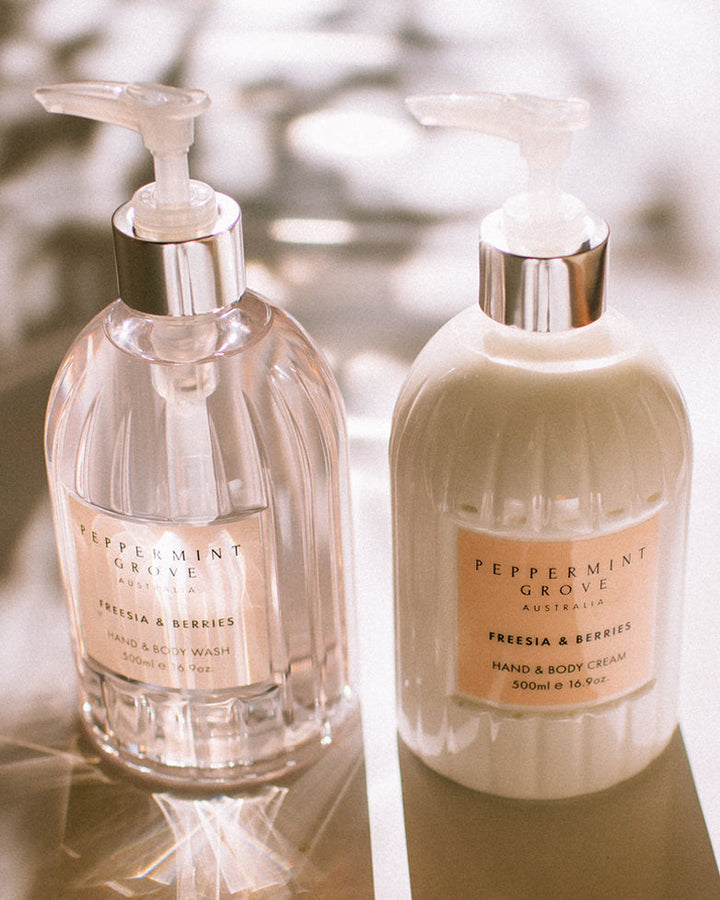 Peppermint Grove Hand Cream Pump 500ml Freesia & Berries