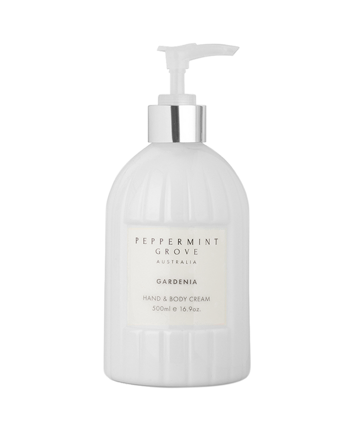 Peppermint Grove Hand Cream Pump 500ml Gardenia