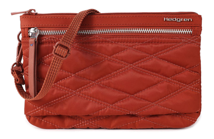 Hedgren Emma RFID Crossbody Bag Quilt Brandy Brown