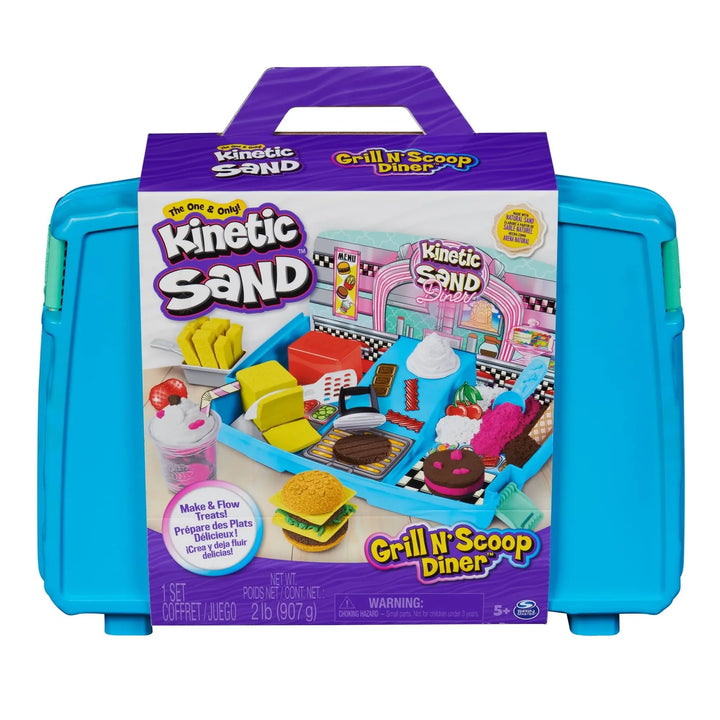 Kinetic Sand Grill N Scoop Diner Folding Sandbox