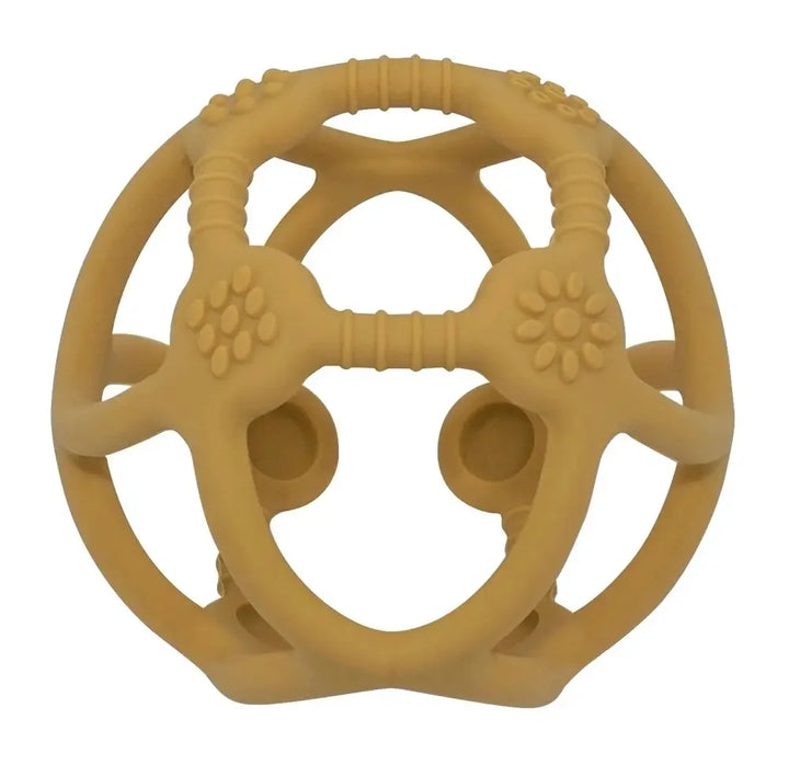 Playground Silicone Teething Ball Sunshine