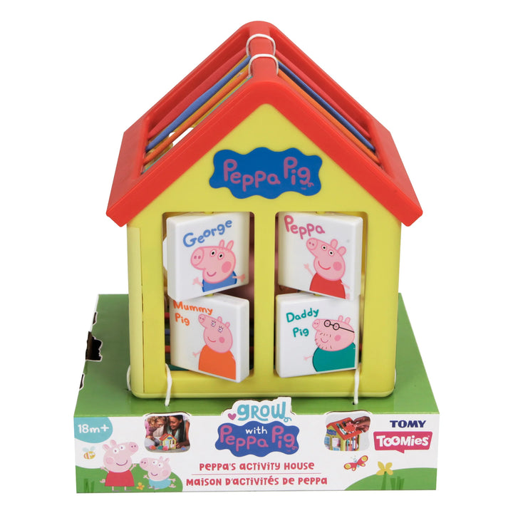 TOMY Toomies Grow with Peppa Pig - Peppa’s Activity House
