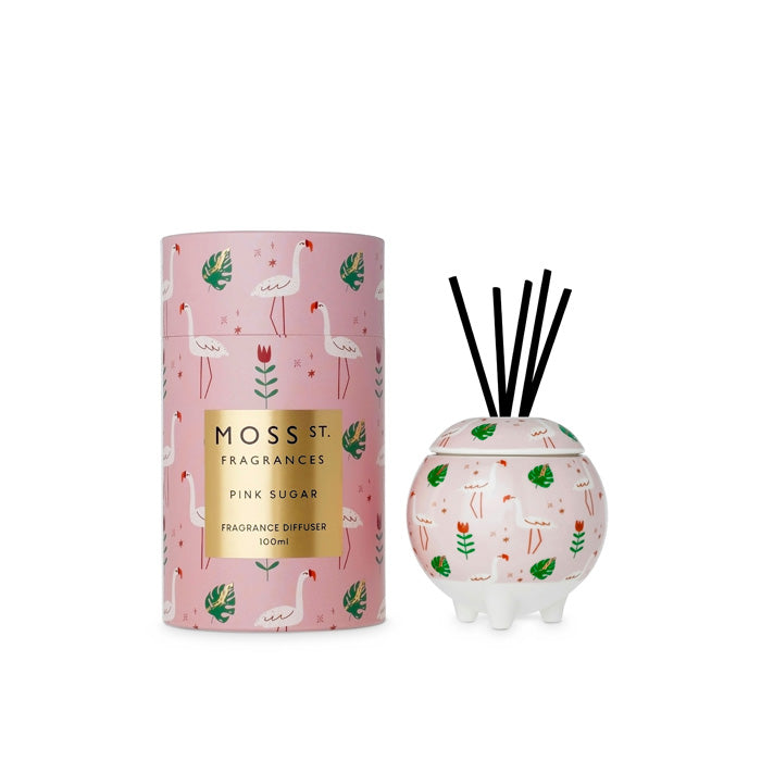 Moss St. Fragrances Pink Sugar Mini Ceramic Diffuser 100ml