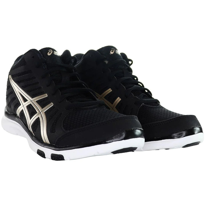 Asics Ayami Motion MT Black Champagne White Shoes