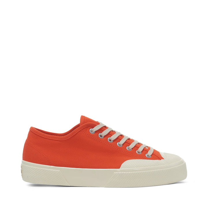 Superga Unisex 2432 Sneakers Orange Off White