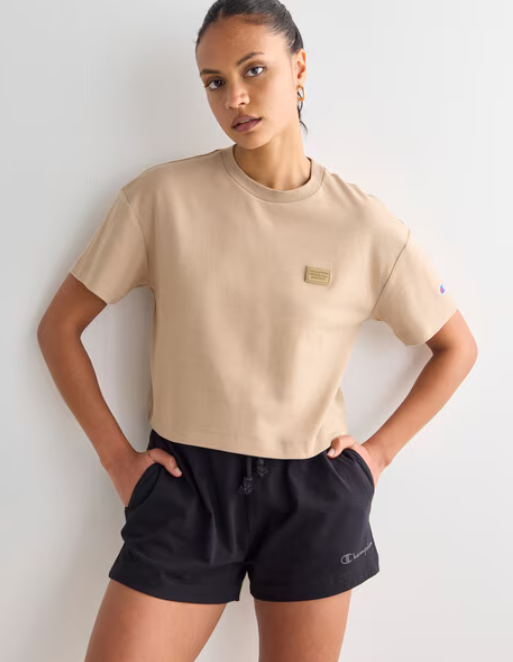 Champion Womens Rochester Base Tee - Tan Dunes