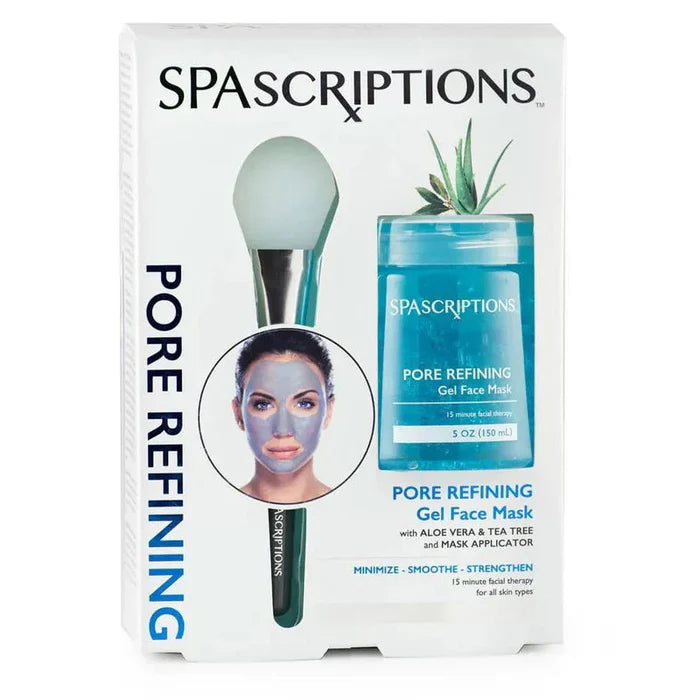 Spascriptions Pore Refining Gel Face Mask Aloe Vera Tea Tree 150ml