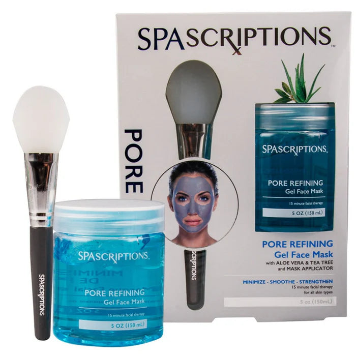 Spascriptions Pore Refining Gel Face Mask Aloe Vera Tea Tree 150ml