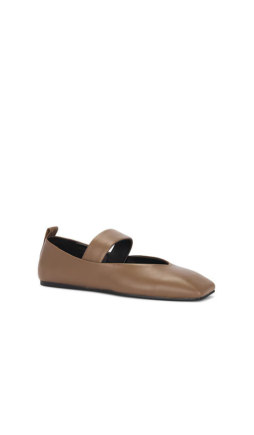 Tony Bianco Hawaii Leather Ballet Flat In Liqueur Nappa