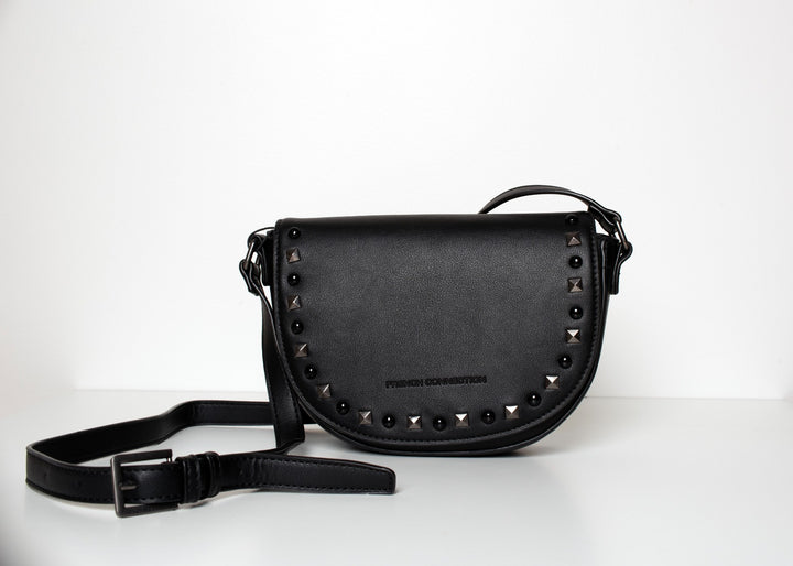French Connection Cordelia Flat Top Crossbody Bag - Black