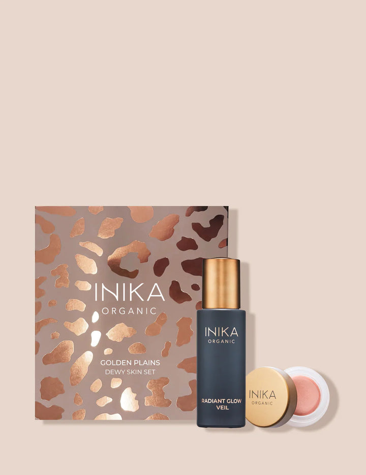 Inika Golden Plains Dewy Skin Set