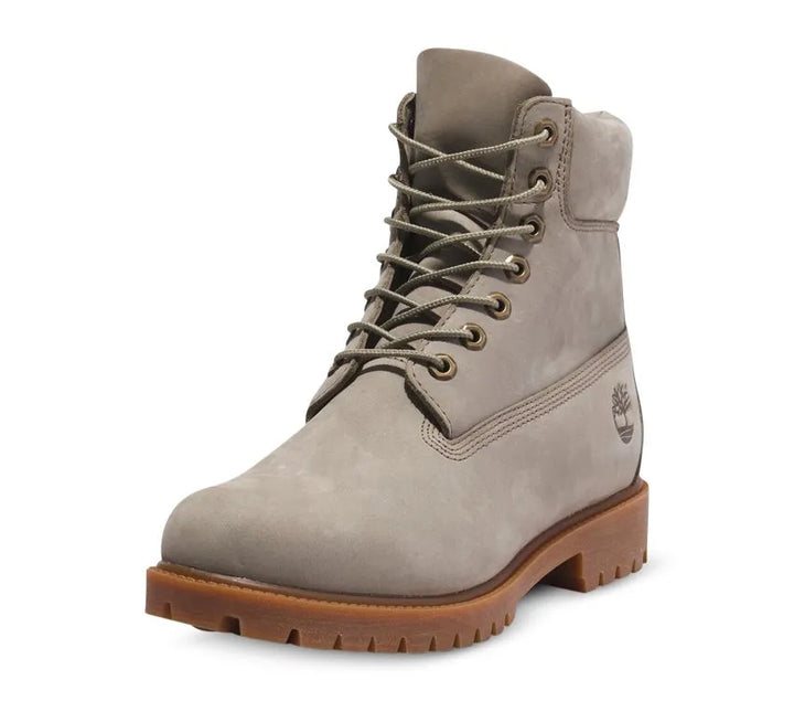Timberland Men's Heritage 6 In Lace Boot - Light Taupe Nubuck