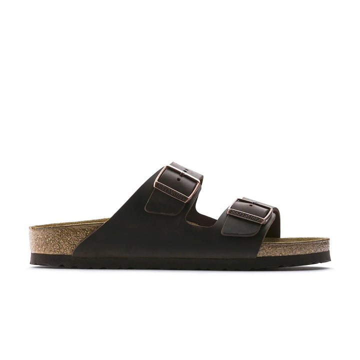 Birkenstock Arizona Oiled Leather Two Strap Regular Fit Sandals - Habana