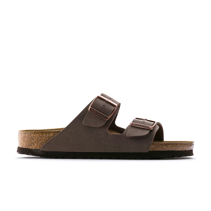 Birkenstock Arizona BirkiBuc Narrow Fit Sandals - Mocca