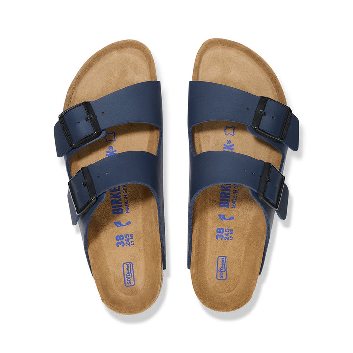 Birkenstock Arizona Birko Flor Narrow Fit Sandals - Blue