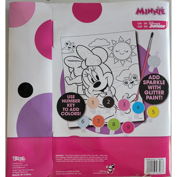 Disney Junior Minnie Glitter Paint by Number