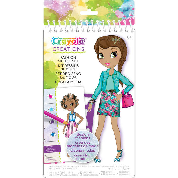 Crayola Creations Fashion Sketch Set