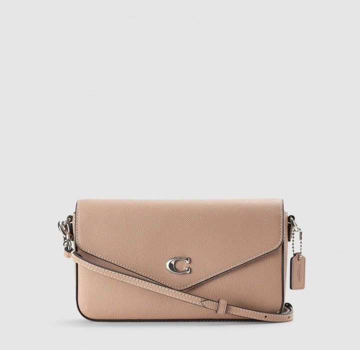 Coach Crossgrain Leather Wyn Crossbody Bag - Buff