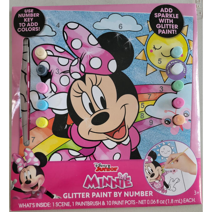 Disney Junior Minnie Glitter Paint by Number