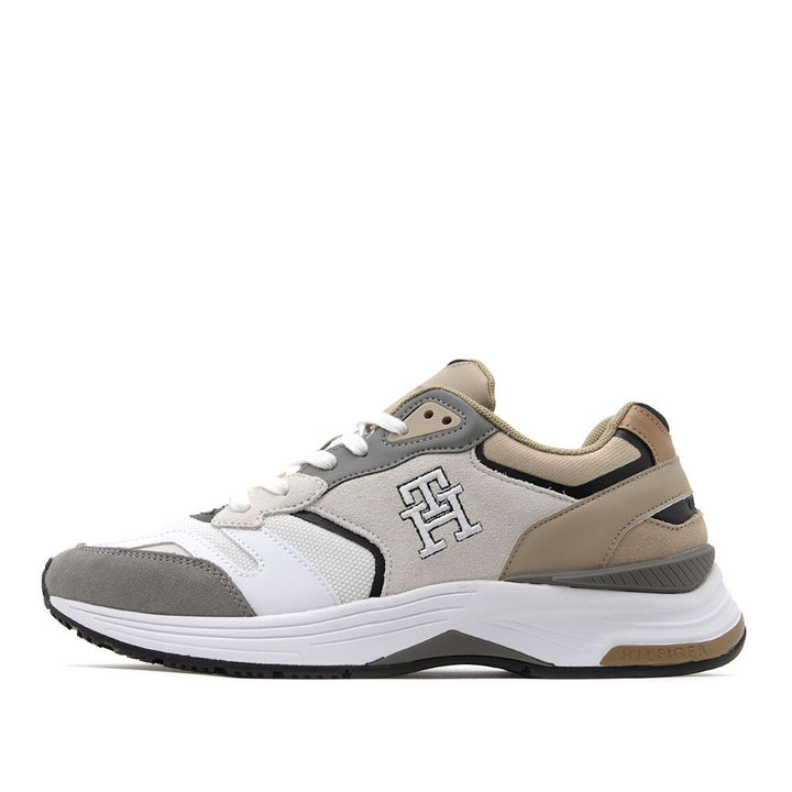 Tommy Hilfiger Women's Modern Preppy Runner Sneakers - Beige/Ecru/White
