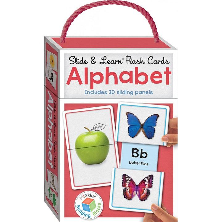 Building Blocks Baby Educational Activity Slide & Learn Flashcards Alphabet