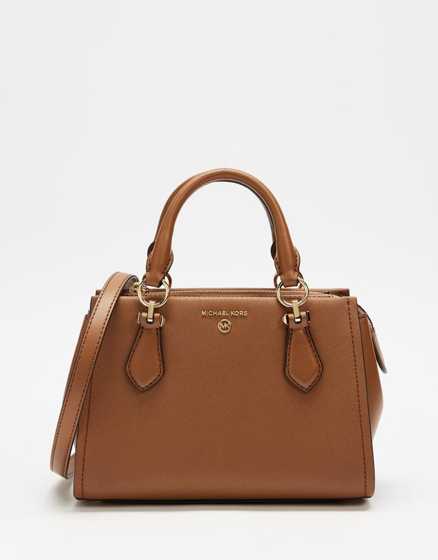 Michael Kors Women's Marilyn Small Crossbody Bag - Pale Peanut/Lug