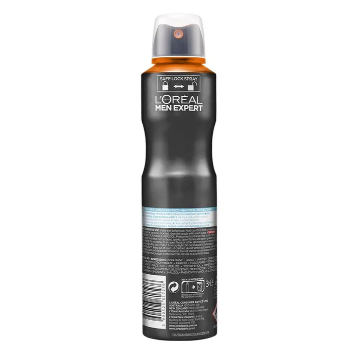 L'oreal Paris Men Expert 250ml Antiperspirant 5 in 1 Carbon Protect 250ml